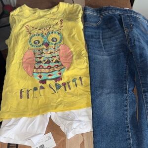 Random bundle- Girls 4/5 outfit w/ skinny old navy 5T jeans